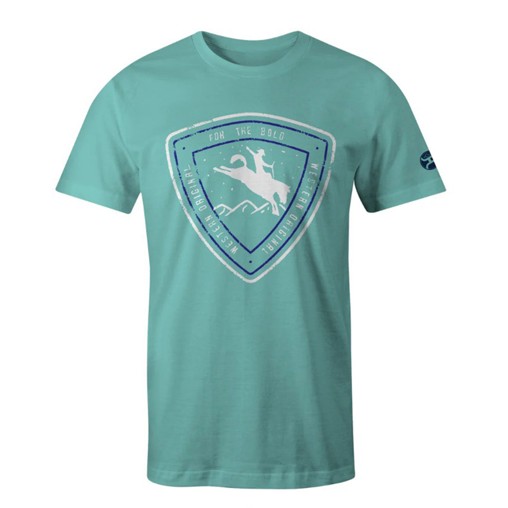 "Summit" Turquoise with Navy/White Logo T-shirt