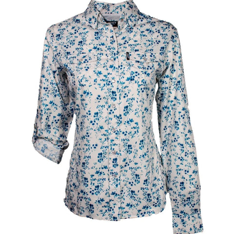 Hooey Women's SOL White Floral Shirt