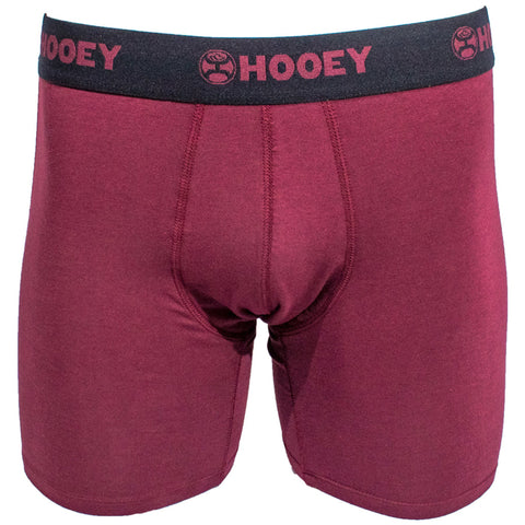 Hooey Briefs Wine and Grey