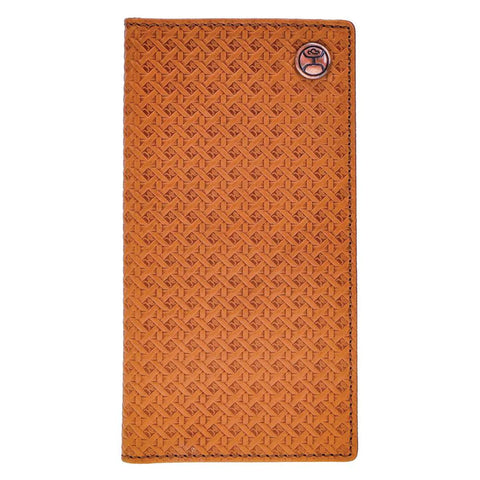 Hooey Tan Basket Weave Wallet