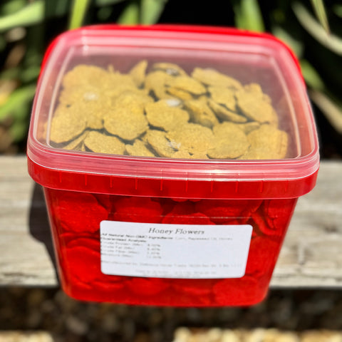 Honey Flower Shaped Horse Treats