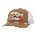 Hooey Youth Horizon Tan & White Trucker Snapback Hat 