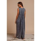 Denim Pintuck Jumpsuit