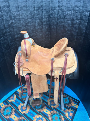 HR Saddlery 16 Inch Roughout Ranch Roper