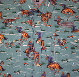 Close up view of the shirt design and pockets.