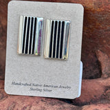 "Jake" Sterling Silver Bar Studs