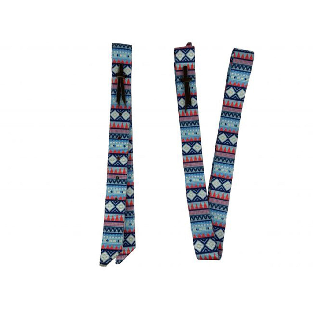 Blue Aztec Nylon Tie Strap and Off Billet
