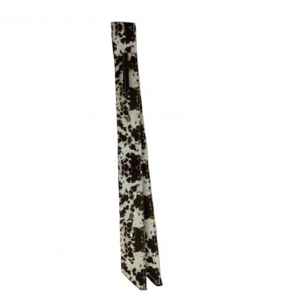 Cow print nylon tie strap