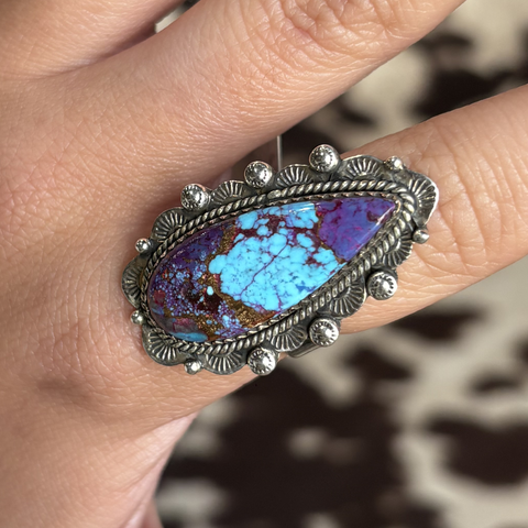 "Harley" Purple Mojave Ring