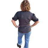 Rowdy Crowd Calaboose Short Sleeve Blouse