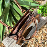 American Darling Cowhide Tooled Leather Handbag