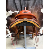 Circle Y 16in Seat Dusty Roads Wide Fit Trail Saddle