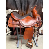 Circle Y 16in Seat Dusty Roads Wide Fit Trail Saddle