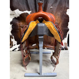 Circle Y 16in Seat Dusty Roads Wide Fit Trail Saddle