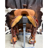 HR Saddlery 15in Punchy Ranch Saddle