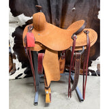 HR Saddlery 15in Punchy Ranch Saddle