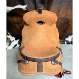 HR Saddlery 15in Punchy Ranch Saddle