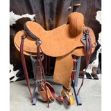HR Saddlery 15in Punchy Ranch Saddle