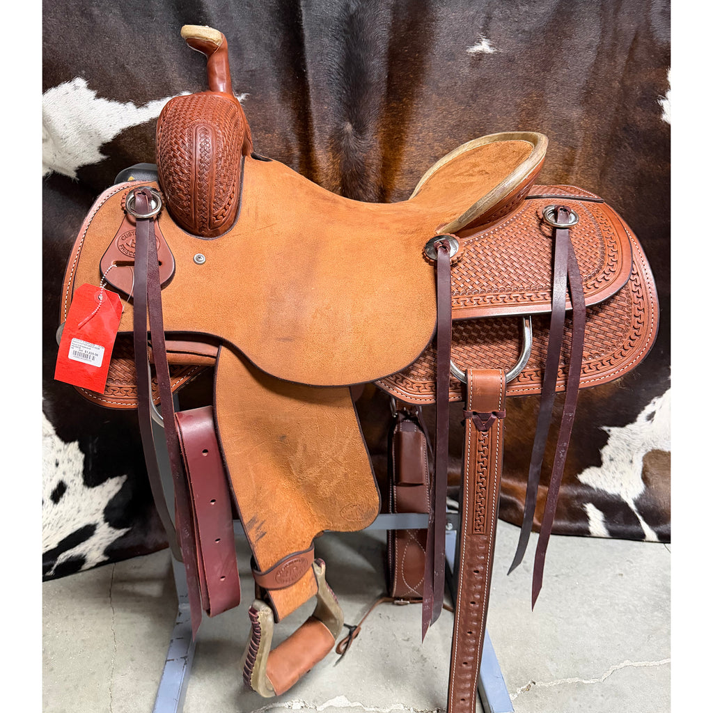 HR Saddlery 15.5in Ranch Cutter Saddle
