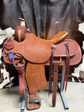 HR Saddlery Basket Weave Association Saddle