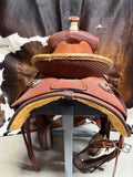 HR Saddlery Basket Weave Association Saddle