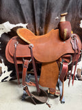 HR Saddlery Basket Weave Association Saddle
