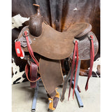 HR Saddlery Signature Chocolate Ranch Cutter Saddle
