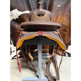HR Saddlery Signature Chocolate Ranch Cutter Saddle