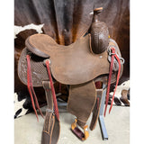 HR Saddlery Signature Chocolate Ranch Cutter Saddle