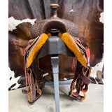 HR Saddlery Signature Chocolate Ranch Cutter Saddle