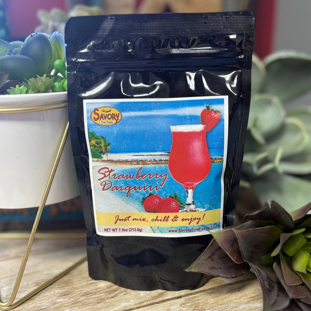 Bag of strawberry daquiri mix. 