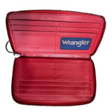 Wrangler Red Paisley Bandana Wallet