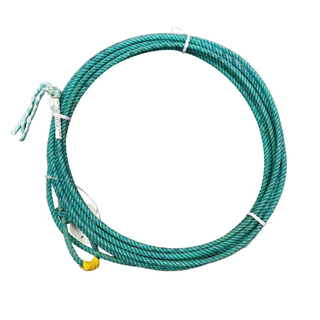 20 foot turquoise kid rope.