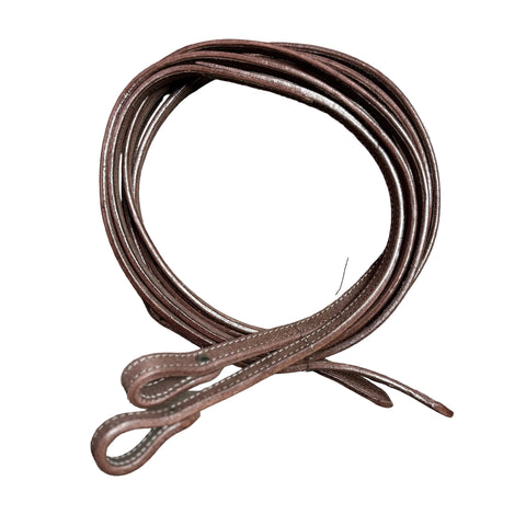 Coiled up chocolate reins. 