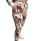Front and side view of Vintage Western Joggers.