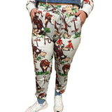 Front view of Vintage Western Joggers.
