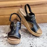 Corkys Darling Black Wedge Heel