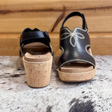 Corkys Darling Black Wedge Heel