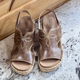 Corkys Darling Cognac Wedge Heel
