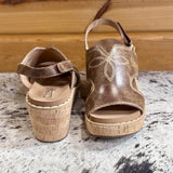Corkys Darling Cognac Wedge Heel