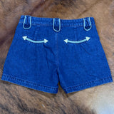 Denim Smiley Shorts