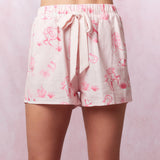 Pink Western Graphics Short Sleeve PJ Set