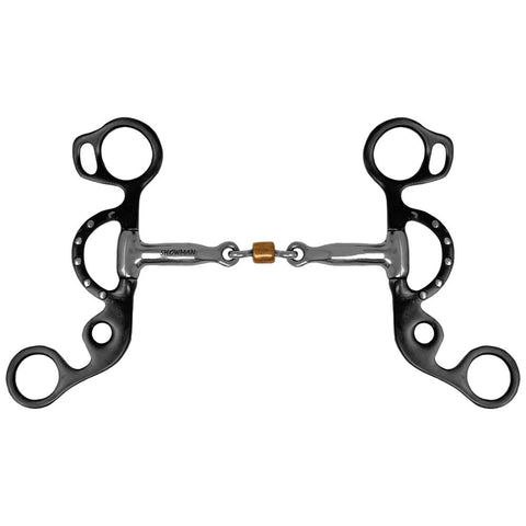 Showman Short Shank 3 Piece Snaffle