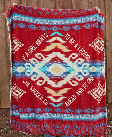 Sherpa Aztec Blanket 