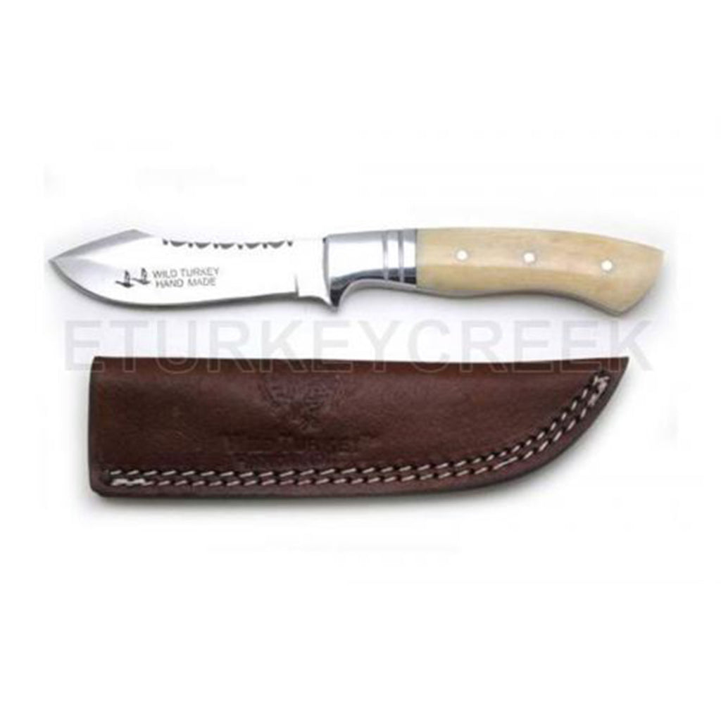 Wild Turkey Handmade Collection Hunting Knife with 8" Skinner Blade
