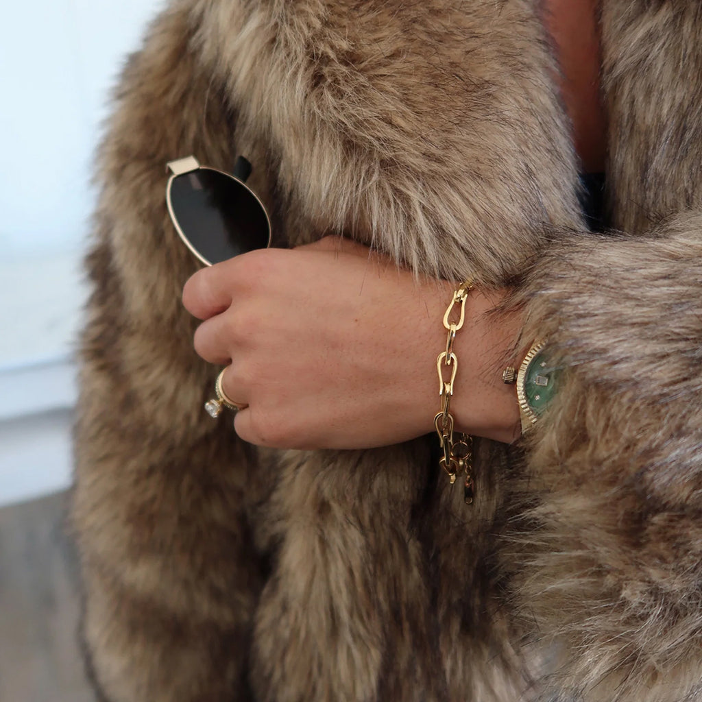 Gold link Kendal Bracelet
