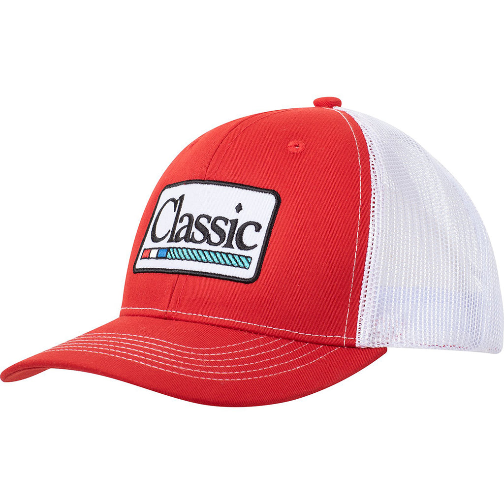 Snapback kids red trucker cap 