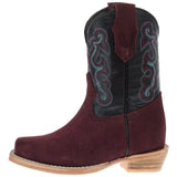 Rhubarb rough out, Cutter toe, Cowboy heel 