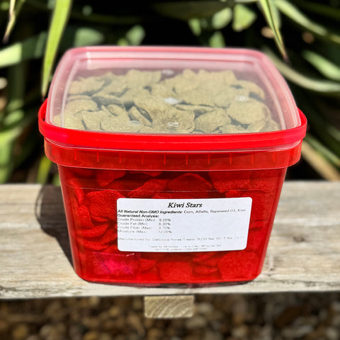 Kiwi Star Shaped Horse Treats