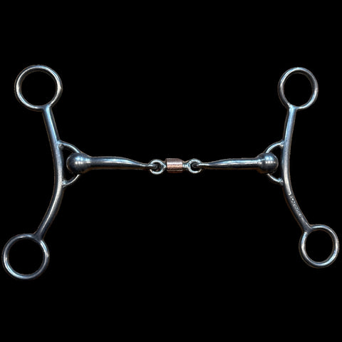 Little Betty shank with smooth dogbone mouthpiece.